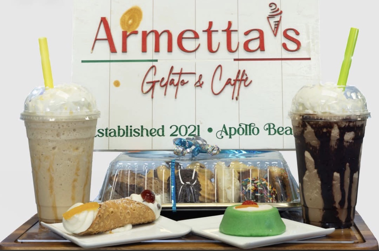 Milkshakes and cannoli at the Armetta's counter